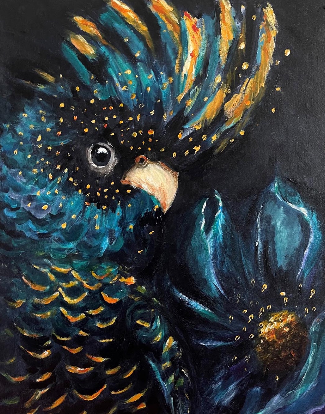 Paint Pinot Birds painting