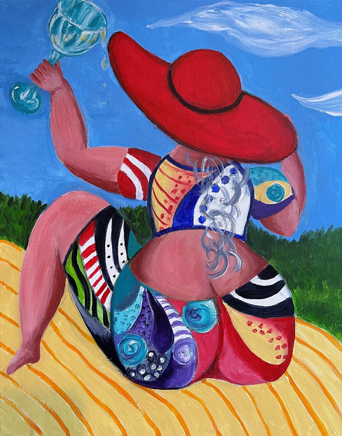 Paint Pinot Figurative painting