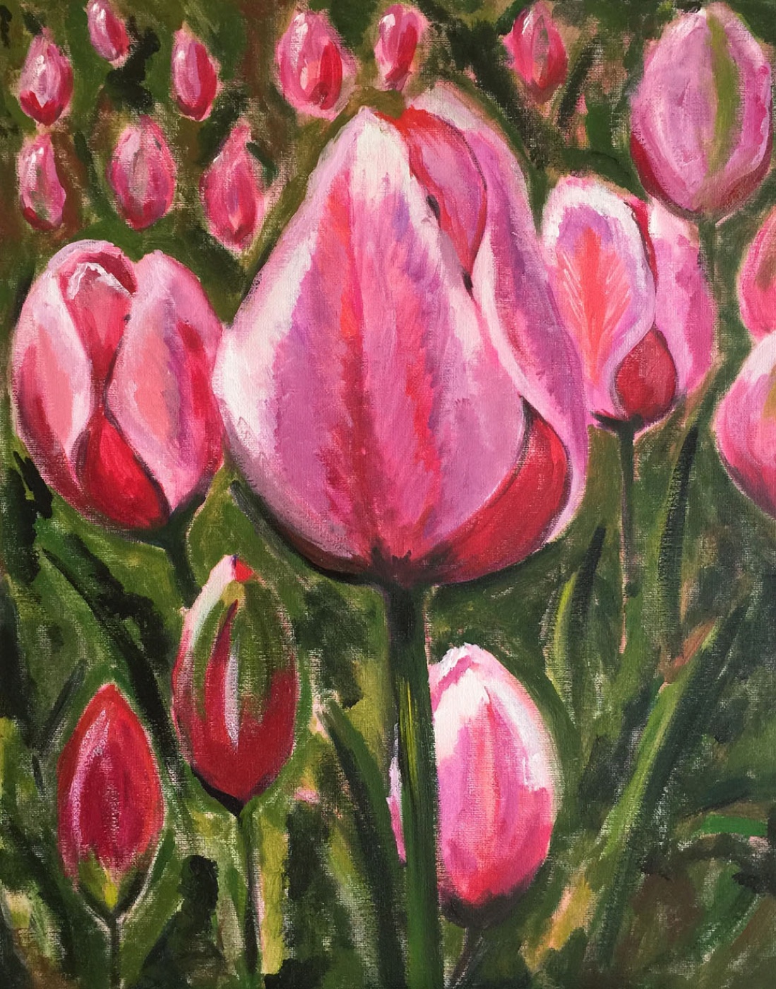 Paint Pinot Floral painting