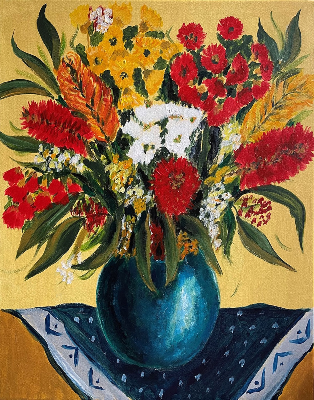 Paint Pinot Floral painting