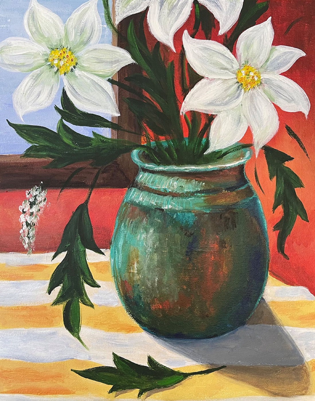 Paint Pinot Floral painting