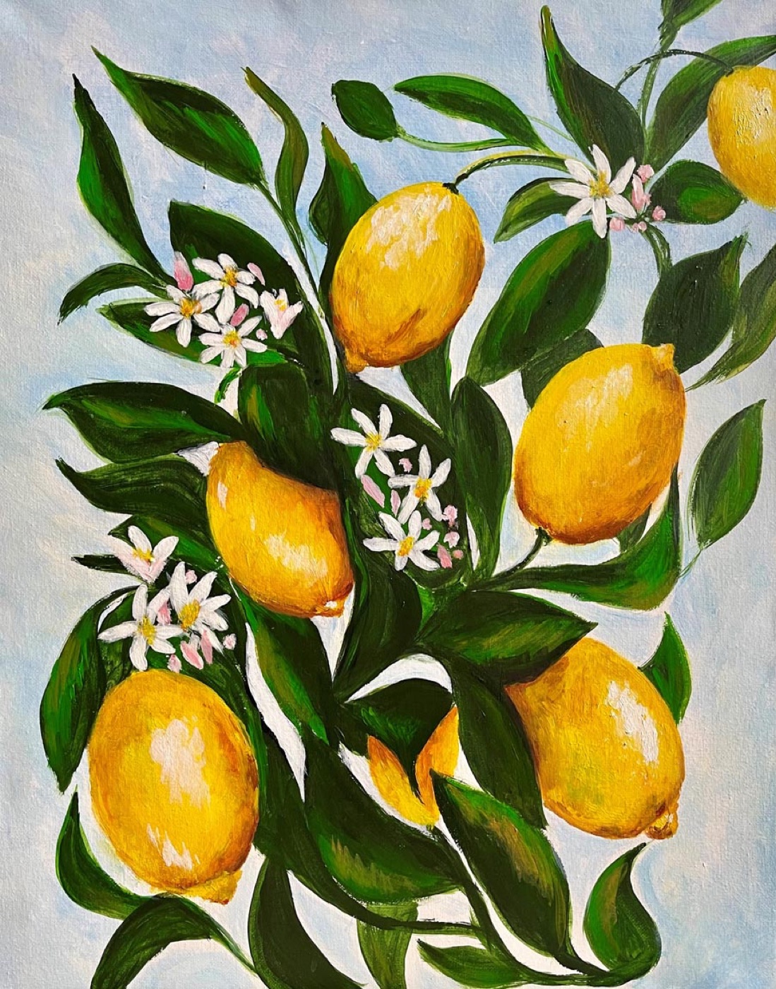 Paint Pinot Floral painting