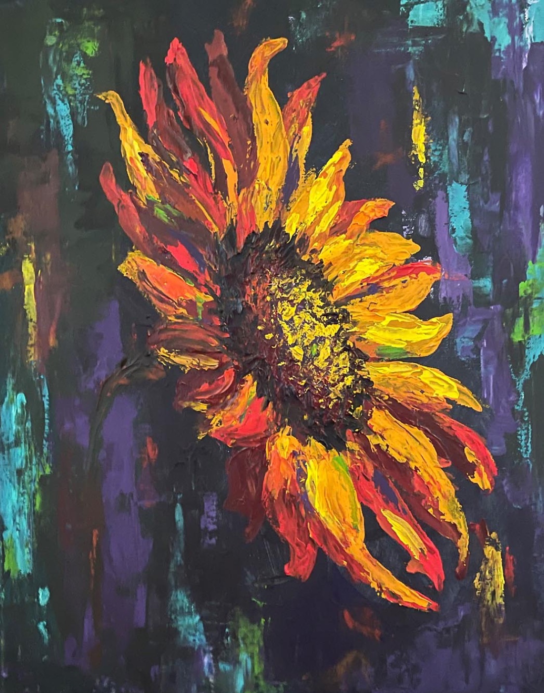 Paint Pinot Floral painting