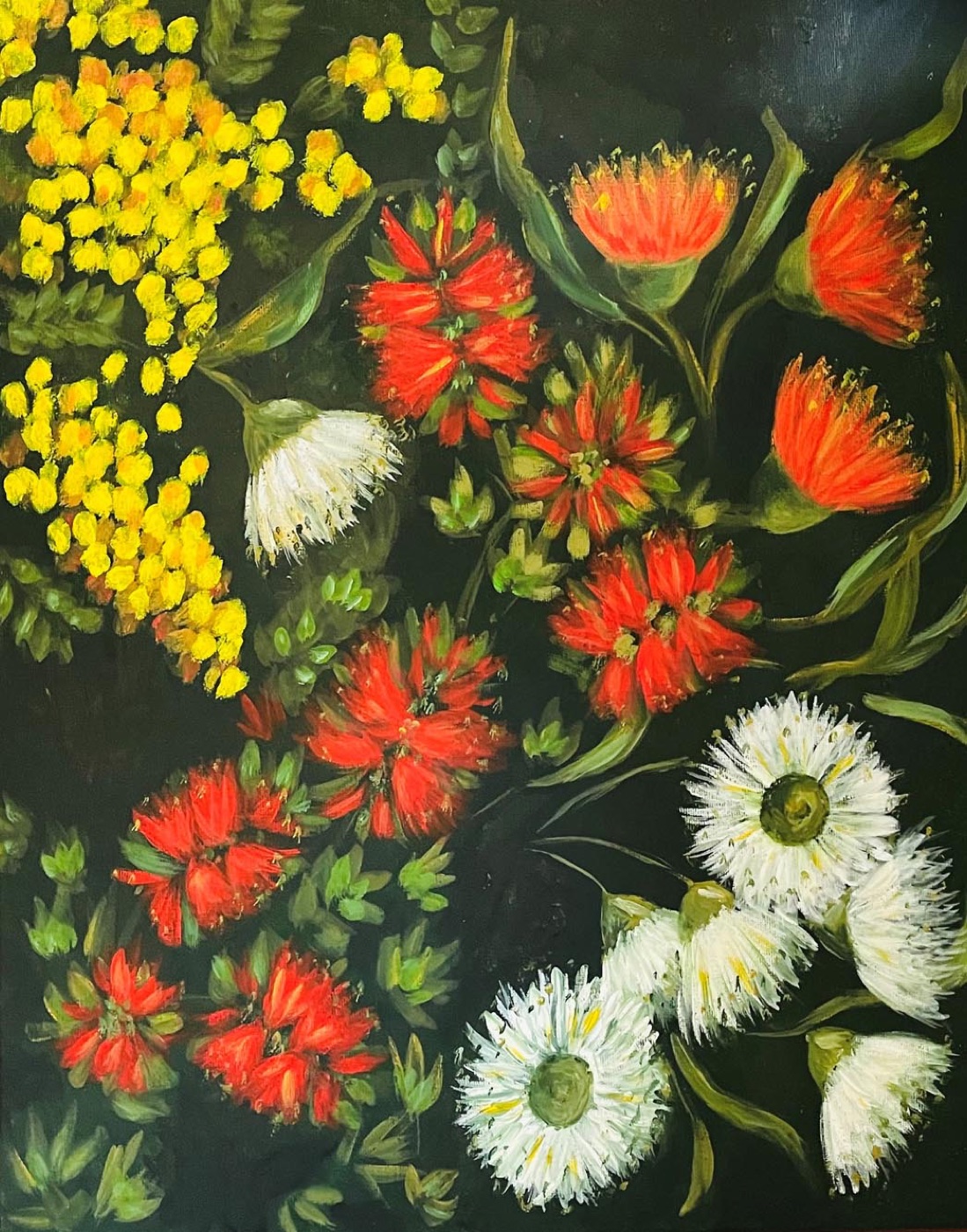 Paint Pinot Floral painting