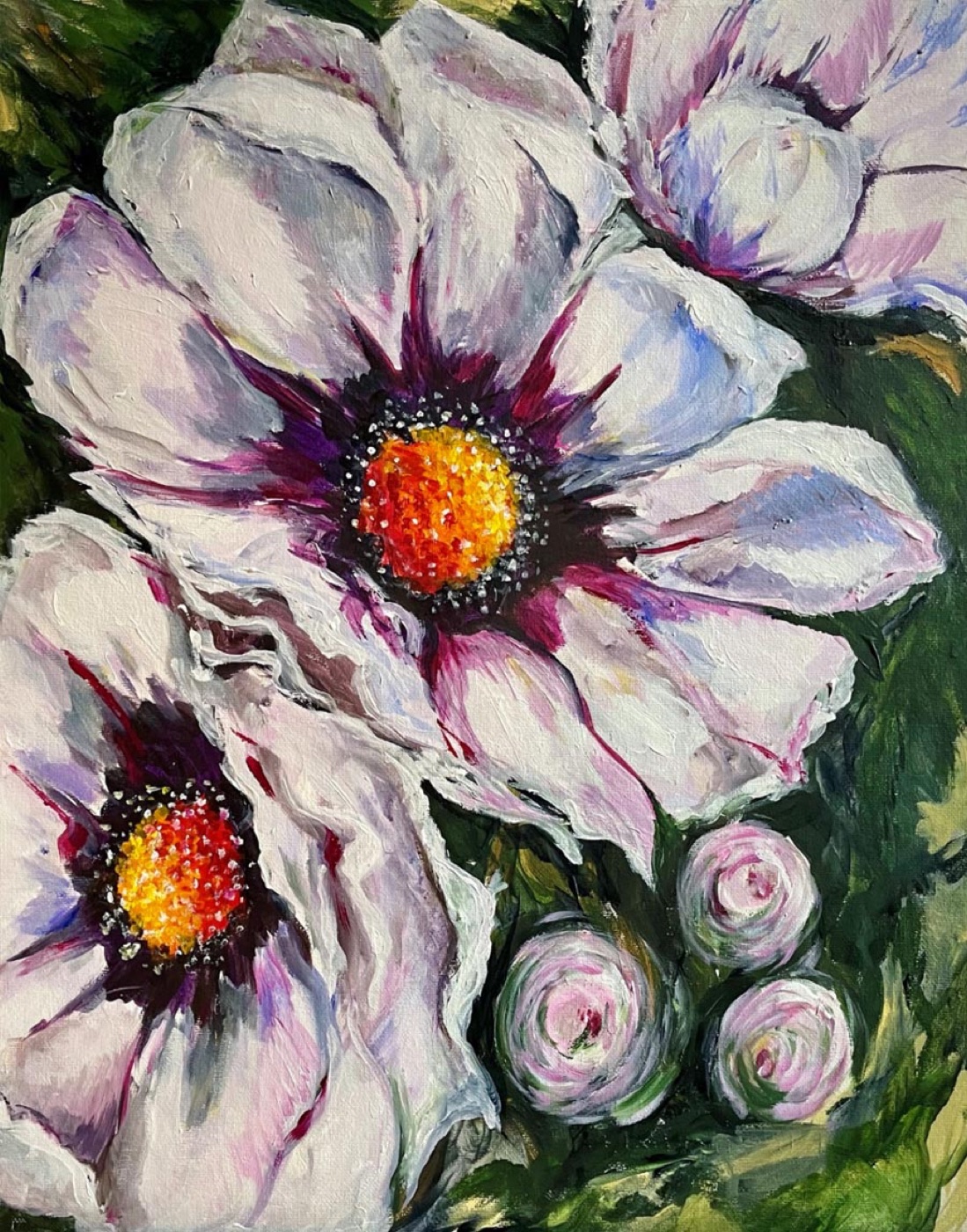 Paint Pinot Floral painting