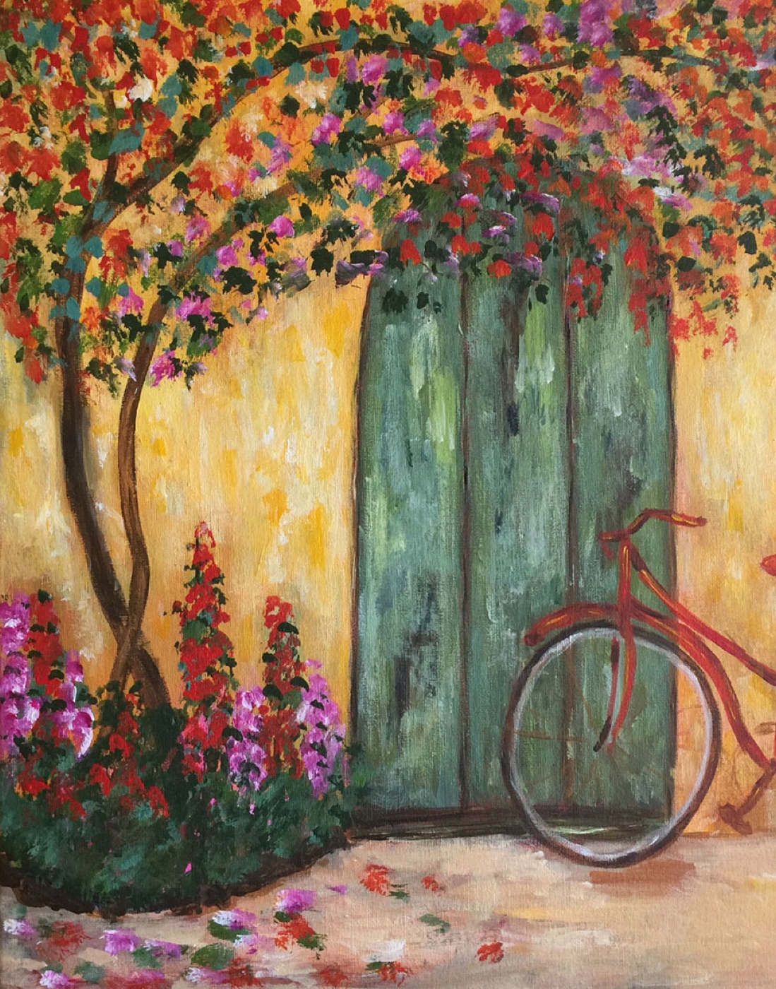 Paint Pinot Landscapes painting
