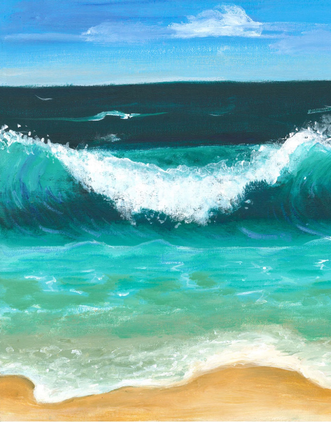 Paint Pinot Landscapes painting