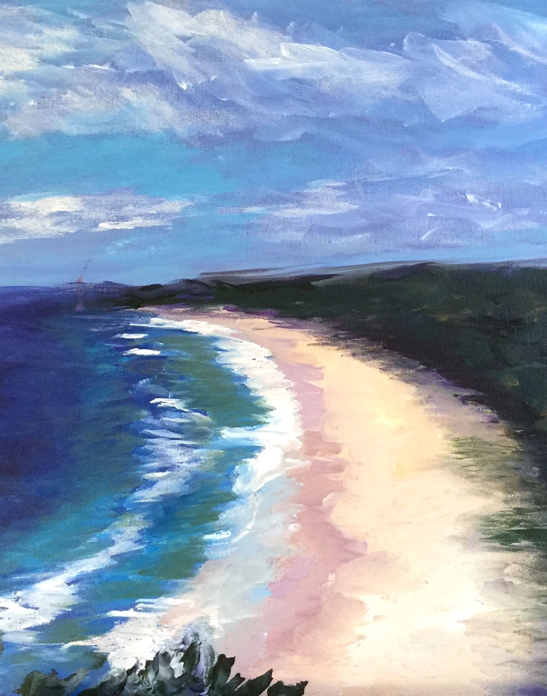 Paint Pinot Landscapes painting