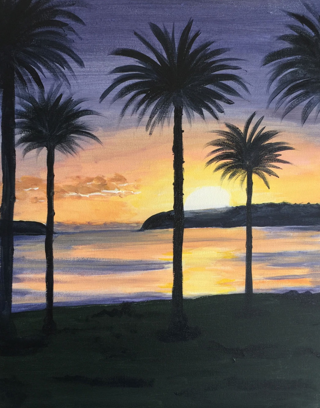 Paint Pinot Landscapes painting