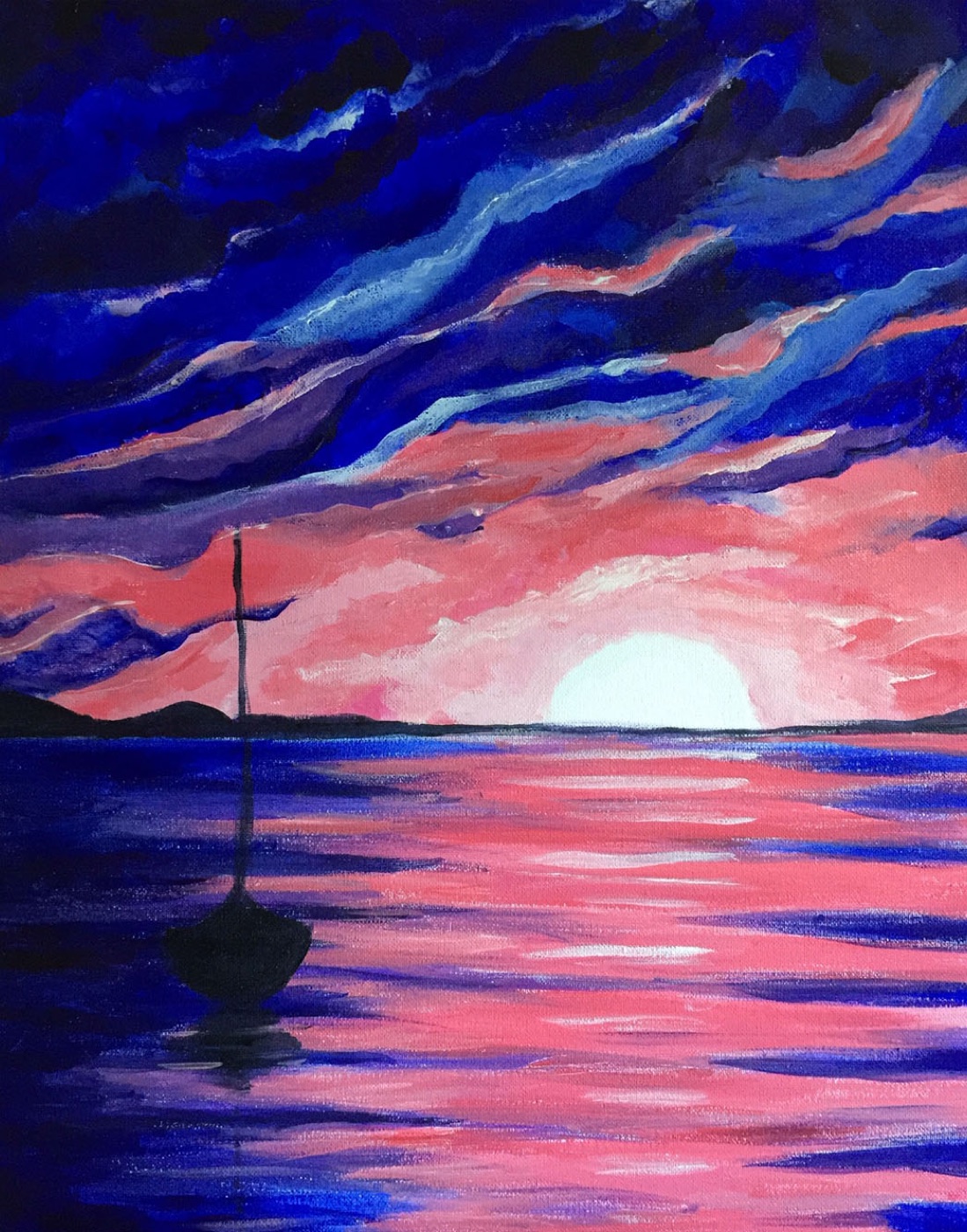 Paint Pinot Landscapes painting