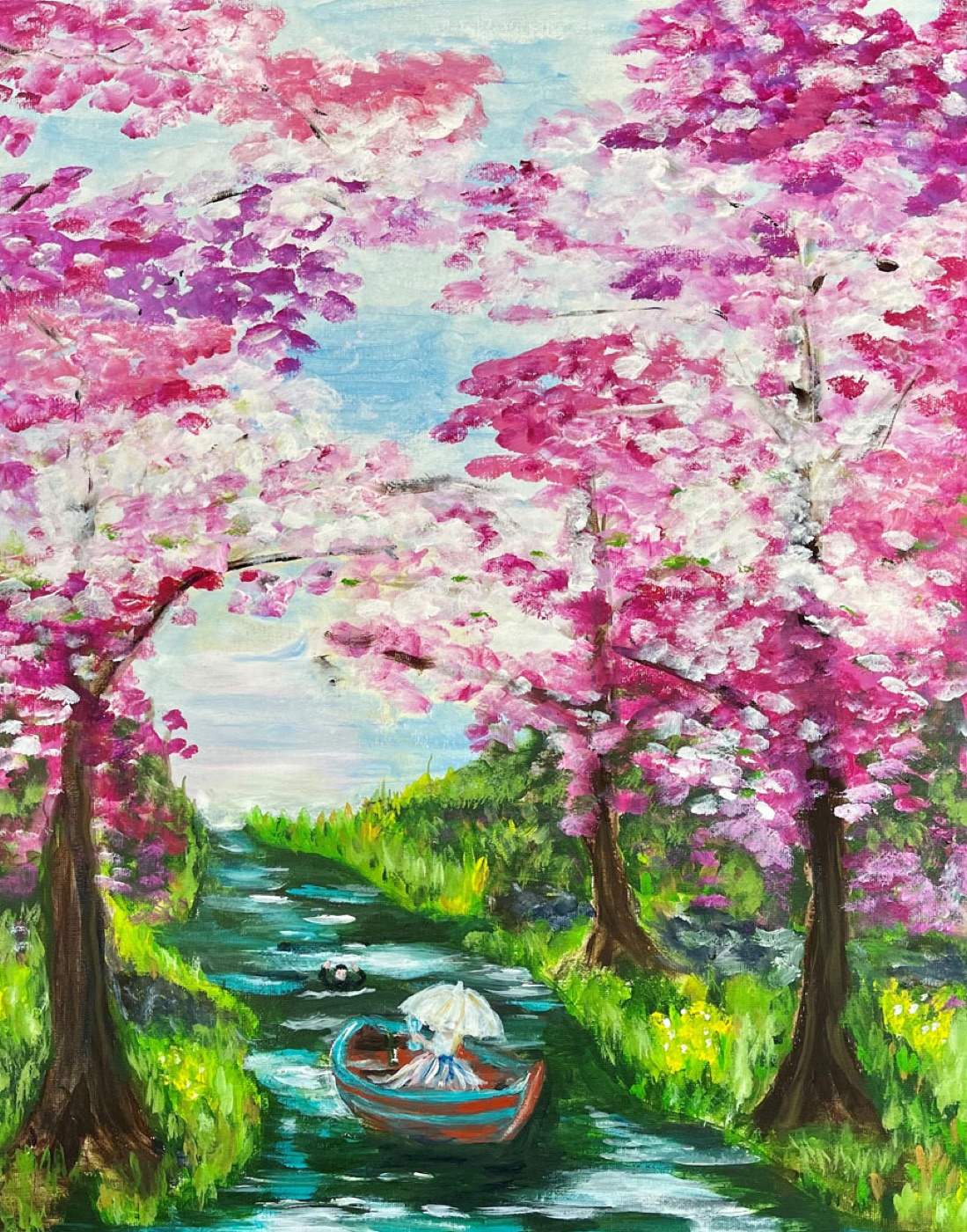 Paint Pinot Landscapes painting
