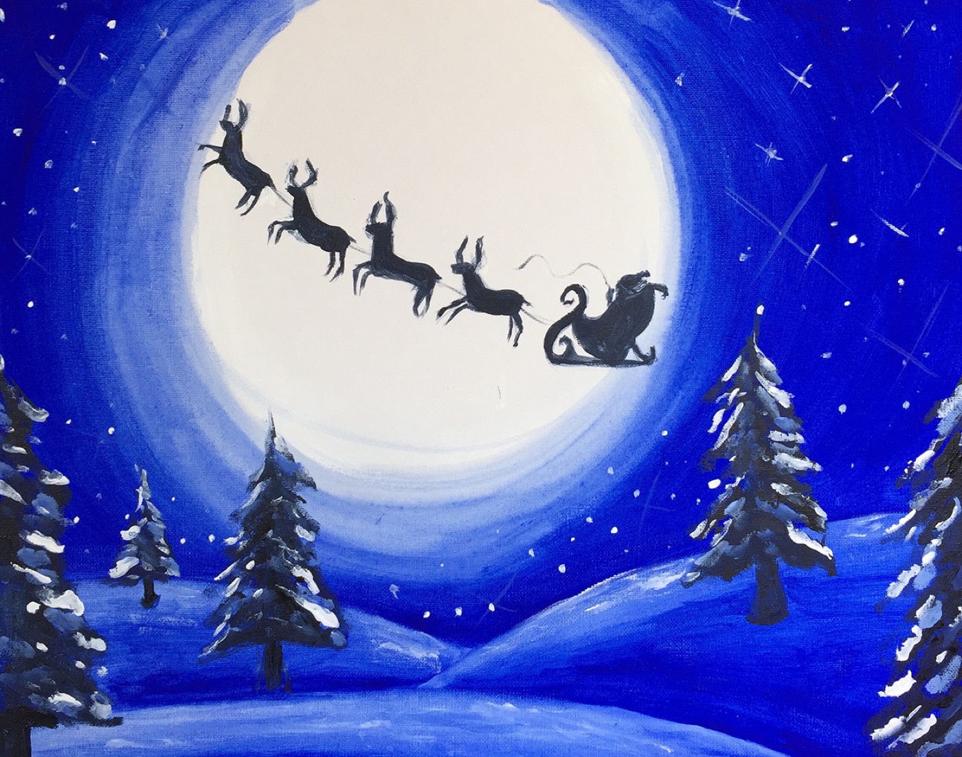Paint Pinot Xmas Paintings painting