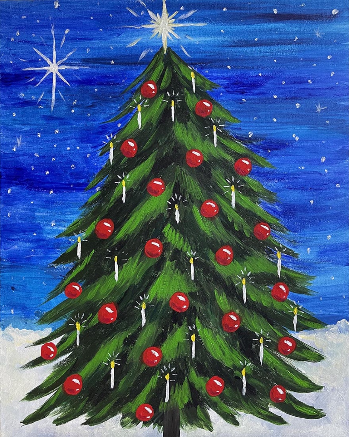 Paint Pinot Xmas Paintings painting